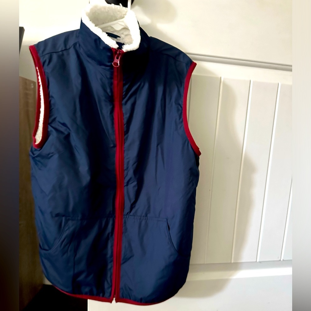 Navy Janie and Jack kids vest